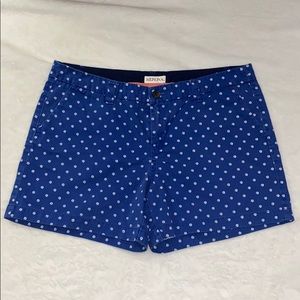 ❤️ 3 for $25 Merona royal blue and white shorts 12